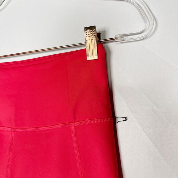 Girlfriend Collective Small S Pink Geranium High Rise Cropped Leggings Workout - Picture 5 of 10